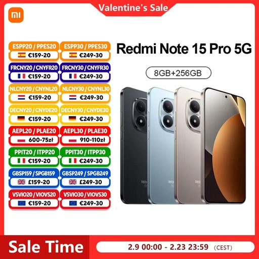 Xiaomi Redmi note 15 pro (5G) 8GB 256GB