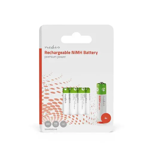 [BANM9HR034B] Piles rechargeables AAA HR03 950mAh 1.2V - Pack de 4